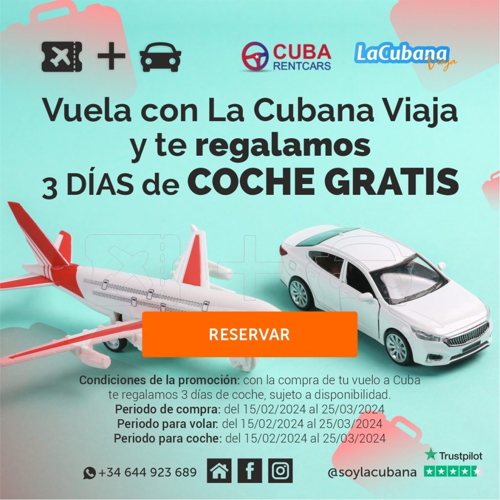 Regalo con tu Vuelo a Cuba