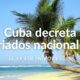 3 y 4 de enero feriados nacionales en cuba