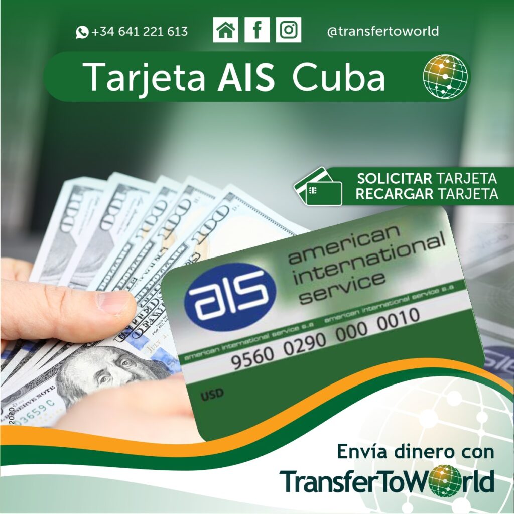 Recarga tu Tarjeta AIS desde transfertoworld.com