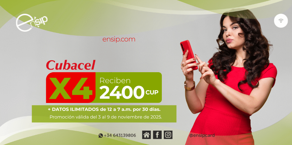 Conectarse con Cuba. Recarga Cubacel